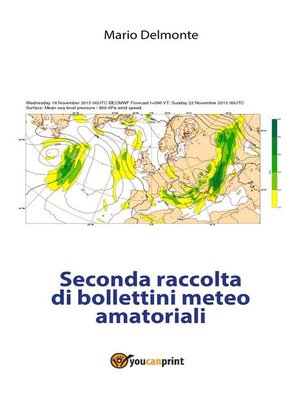cover image of Seconda raccolta di bollettini meteo amatoriali